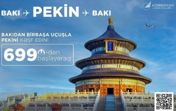 AZAL Bakı-Pekin istiqamətində endirimli biletlər təklif edir