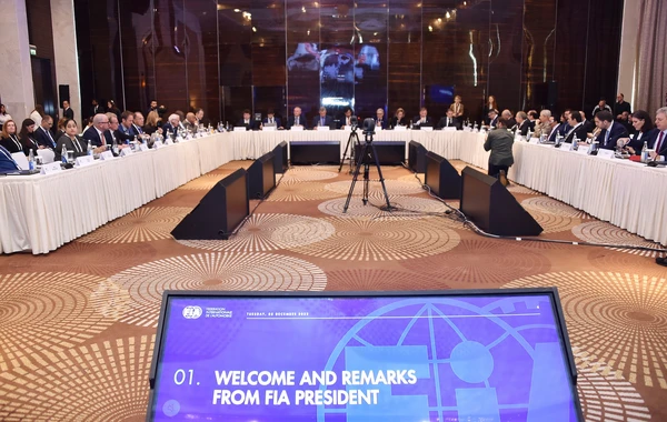 Bakıda FIA-nın Baş Assambleyalarının iclasları başlayıb - FOTO