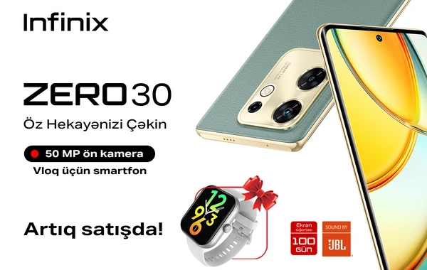 Infinix Azərbaycanda vloqlar üçün smartfon təqdim etdi - FOTO