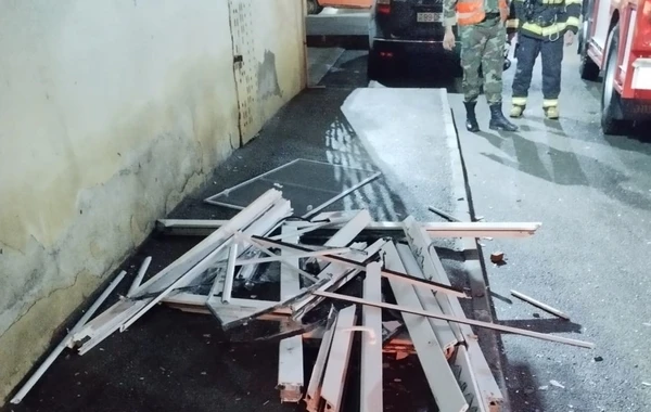 Ceyranbatanda mənzildə partlayış olub, yaralanan var - FOTO