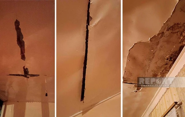 Ucarda yağış suları evlərə dolub, sakinlərə külli miqdarda ziyan dəyib - FOTO