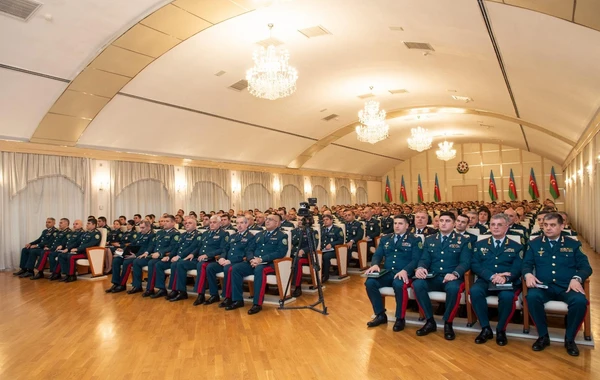 DSX-də xidməti-dö­yüş fəaliy­yətinin yekunlarına dair müşavirə keçirilib - FOTO