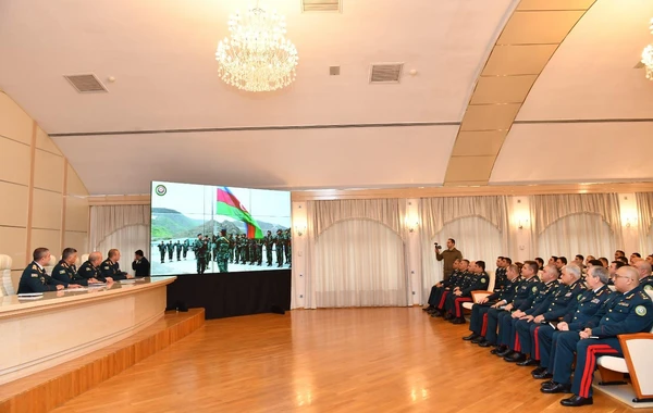 DSX-də xidməti-dö­yüş fəaliy­yətinin yekunlarına dair müşavirə keçirilib - FOTO