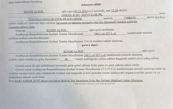 Məşhur türkiyəli bloqerin iddialarına DYP-dən CAVAB - FOTO