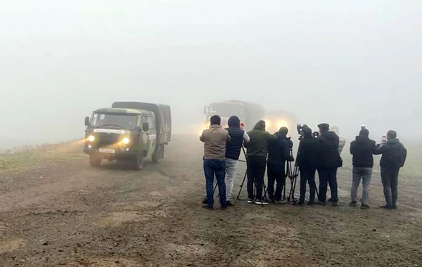 Media nümayəndələri mühəndis-istehkam bölmələrinin fəaliyyətini izləyiblər - FOTO/VİDEO