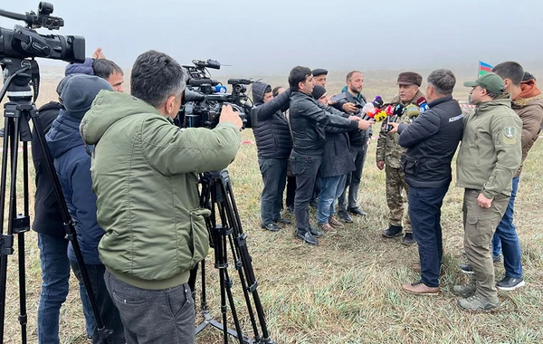 Media nümayəndələri mühəndis-istehkam bölmələrinin fəaliyyətini izləyiblər - FOTO/VİDEO