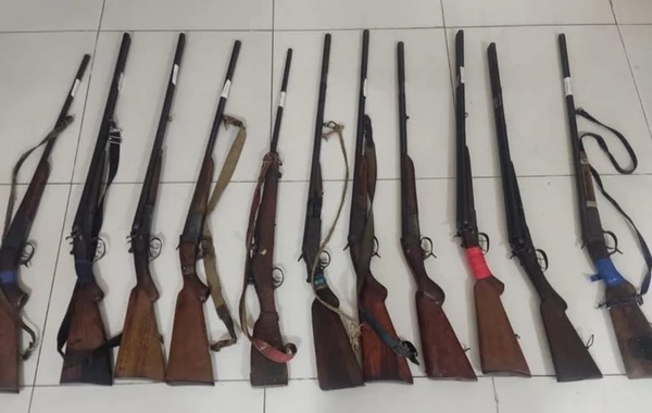 Cəlilabad sakinlərindən qanunsuz odlu silahlar təhvil götürülüb