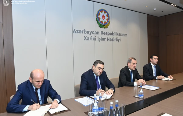Ceyhun Bayramov Rusiya Prezidentinin xüsusi nümayəndəsi ilə regiondakı vəziyyəti müzakirə edib - FOTO