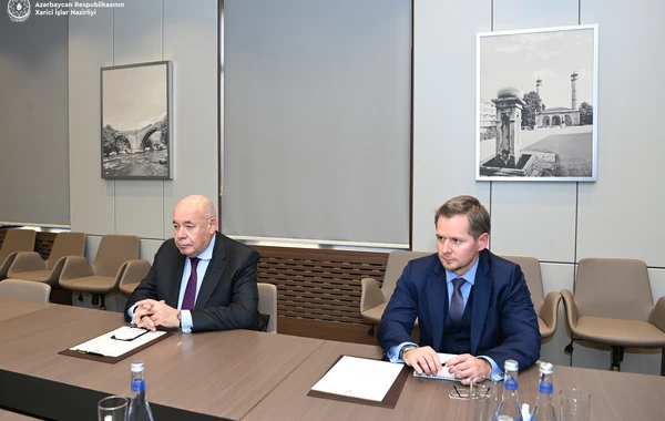 Ceyhun Bayramov Rusiya Prezidentinin xüsusi nümayəndəsi ilə regiondakı vəziyyəti müzakirə edib - FOTO