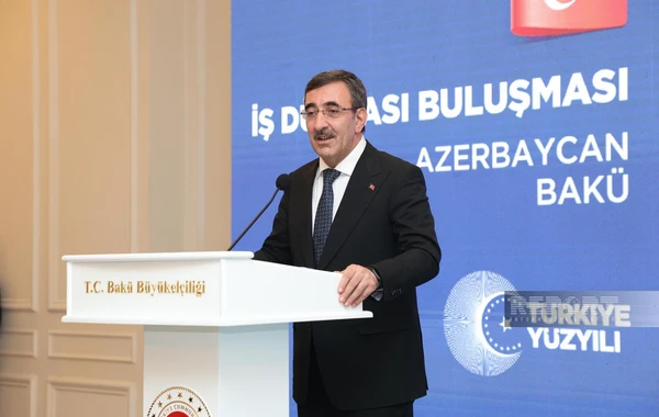 Bakıda Türkiyənin vitse-prezidentinin iştirakı ilə "İş Dünyasının Görüşü" adlı tədbir keçirilir - FOTO