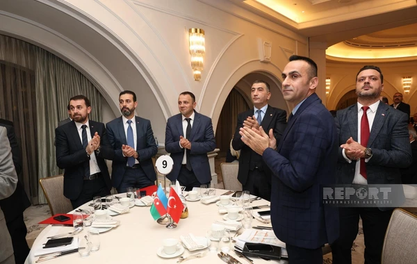 Bakıda Türkiyənin vitse-prezidentinin iştirakı ilə "İş Dünyasının Görüşü" adlı tədbir keçirilir - FOTO