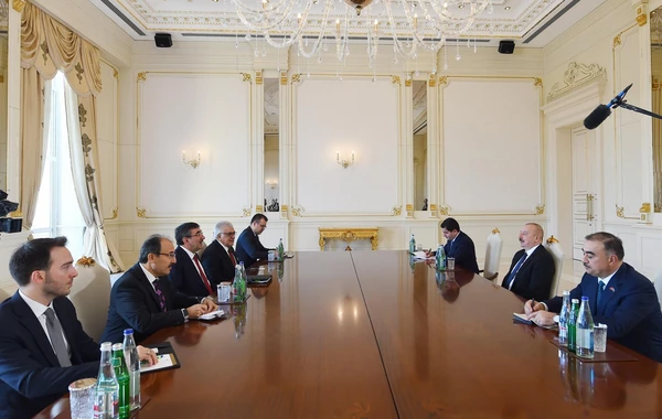 Prezident İlham Əliyev Türkiyənin vitse-prezidenti Cevdet Yılmazı qəbul edib - YENİLƏNİB - FOTO