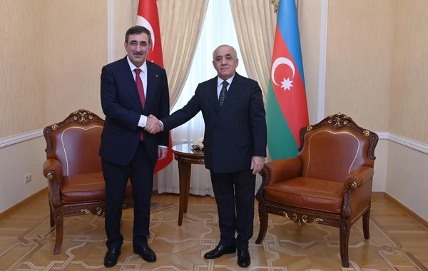 Əli Əsədov Türkiyənin vitse-prezidenti ilə görüşüb - FOTO
