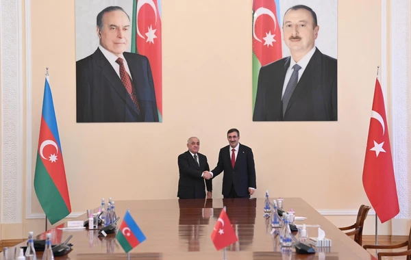 Əli Əsədov Türkiyənin vitse-prezidenti ilə görüşüb - FOTO