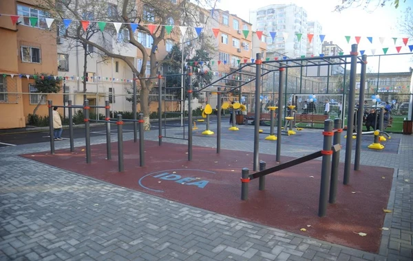 Nərimanovda İDEA-nın təşəbbüsü ilə abadlaşdırılan “Bizim həyət” istifadəyə verilib - FOTO