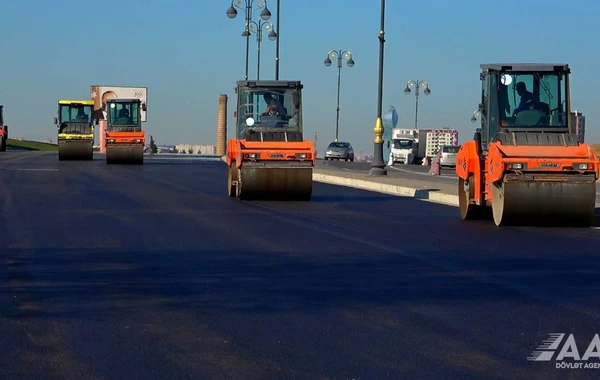 Bakının mərkəzi prospektinin bir hissəsində təmir işləri yekunlaşıb - VİDEO/FOTO