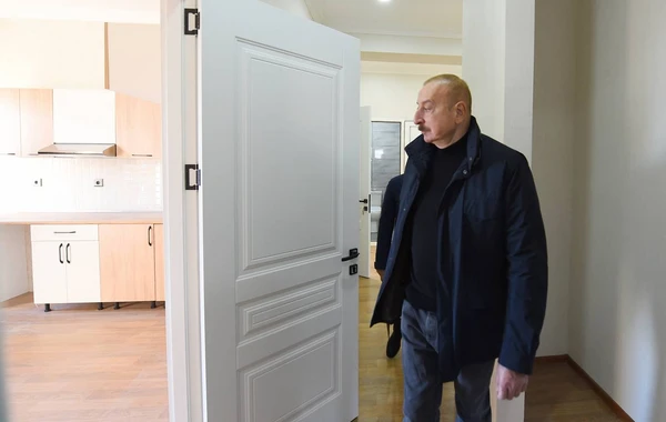 Ильхам Алиев ознакомился со строительством ряда объектов в Шуше