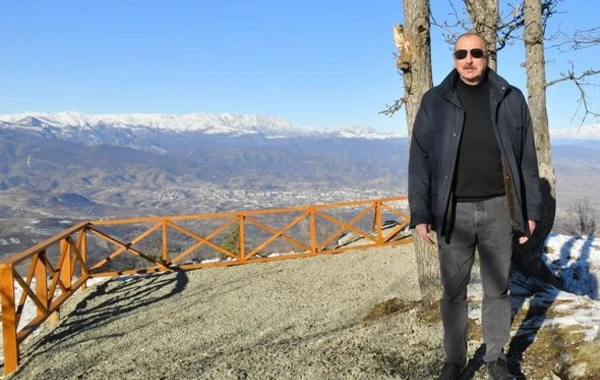 Президент Азербайджана посетил село Дагдаган Ходжалинского района - ФОТО