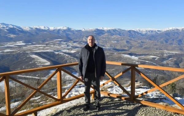 Президент Азербайджана посетил село Дагдаган Ходжалинского района - ФОТО