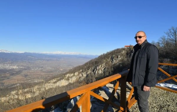 Президент Азербайджана посетил село Дагдаган Ходжалинского района - ФОТО