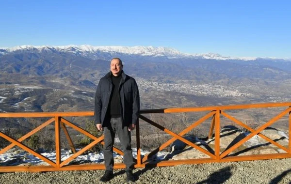Президент Азербайджана посетил село Дагдаган Ходжалинского района - ФОТО