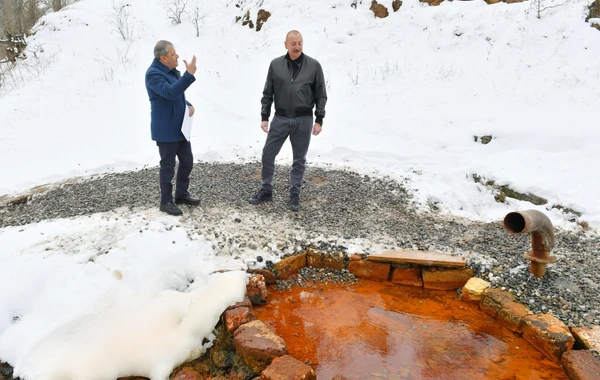 Prezident İlham Əliyev Şuşa rayonundakı “Turşsu” bulağında olub - FOTO - YENİLƏNİB