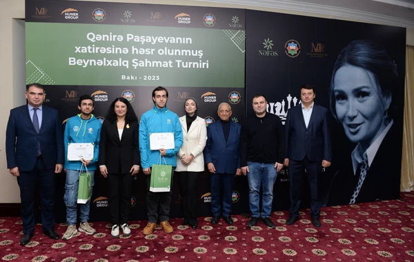 Qənirə Paşayevanın xatirəsinə həsr olunmuş beynəlxalq şahmat turniri başa çatıb - FOTO