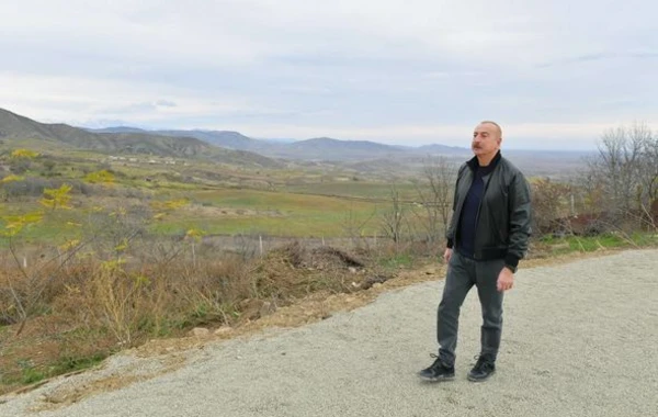 Президент Ильхам Алиев посетил село Нахчыванлы Ходжалинского района - ФОТО