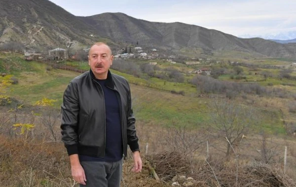 Президент Ильхам Алиев посетил село Нахчыванлы Ходжалинского района - ФОТО