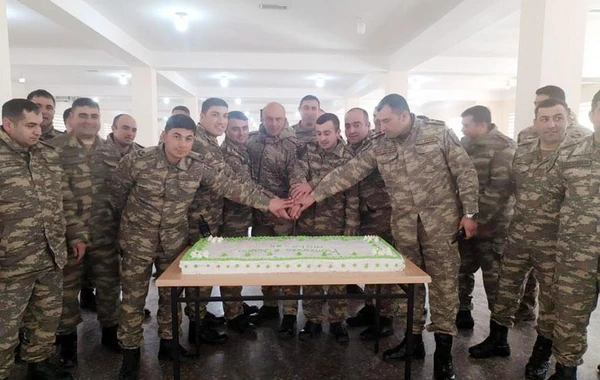 “N” saylı hərbi hissənin yaranması günü qeyd olunub - FOTO