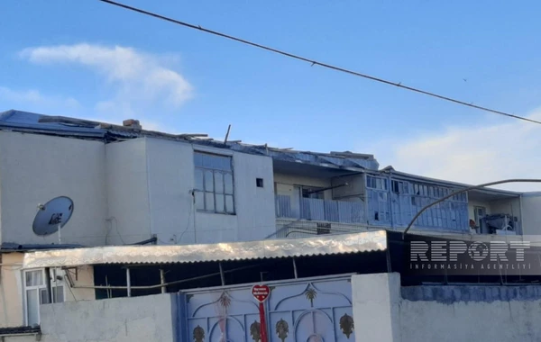 Tərtərdə güclü külək bir sıra fəsadlar törədib - FOTO