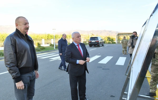 İlham Əliyev və Mehriban Əliyeva “Ağdam” qovşaq yarımstansiyasının açılışında iştirak ediblər - FOTO