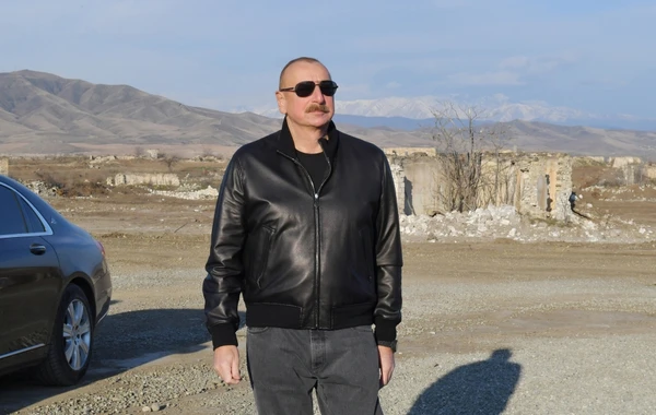 Ağdam şəhərində dördüncü yaşayış kompleksinin təməlqoyma mərasimi olub - FOTO