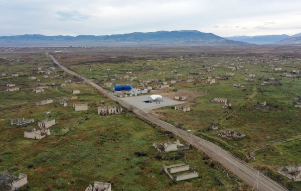 Prezident İlham Əliyev Ağdamın Qiyaslı kəndinin təməlini qoyub - FOTO