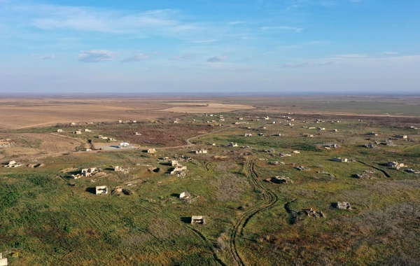 Ağdam rayonunun Salahlı Kəngərli kəndinin təməli qoyulub - FOTO