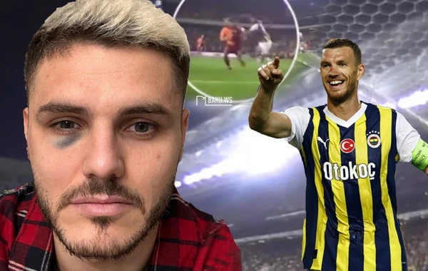 Edin Dzekodan italiyalı jurnalistə "Qalatasaray"lıları qəzəbləndirən İkardi açıqlaması - FOTO\VİDEO