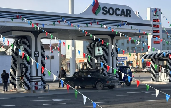 Kürdəmirdə SOCAR brendli yeni yanacaqdoldurma stansiyası istifadəyə verilib - FOTO