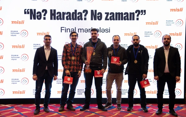 “Misli”nin sponsorluğu ilə Peşəkar İntellekt Liqası yekunlaşdı - FOTO
