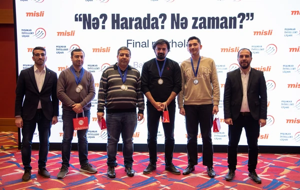 “Misli”nin sponsorluğu ilə Peşəkar İntellekt Liqası yekunlaşdı - FOTO