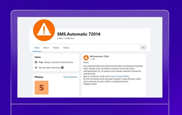 Azərbaycanda “Facebook” istifadəçilərinə Dövlət Xidməti tərəfindən XƏBƏRDARLIQ - FOTO