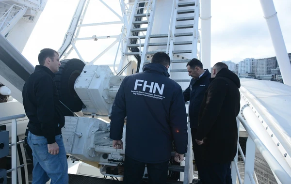 Nazirlik Yeni illə bağlı Bakıdakı attraksionlarda yoxlama apardı - FOTO