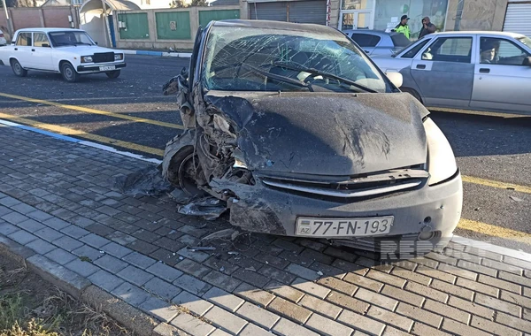 В Сумгайыте произошла цепная авария, есть пострадавшие - ФОТО
