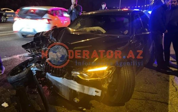 Aeroport yolunda ağır qəza - FOTO/VİDEO