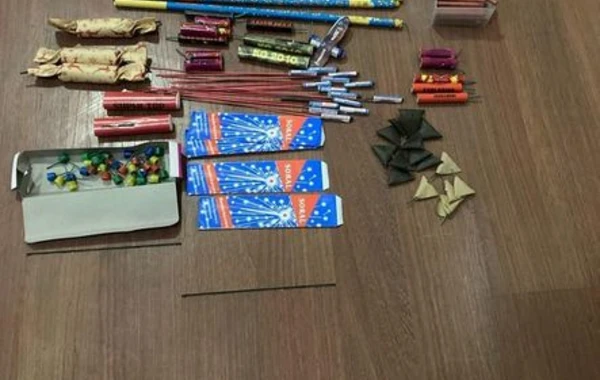 Pirotexniki vasitələrin satışı ilə məşğul olan bərbər məsuliyyətə cəlb olunub - FOTO