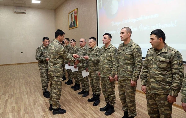 Azərbaycan Ordusunda silsilə tədbirlər keçirilib - FOTO/VİDEO