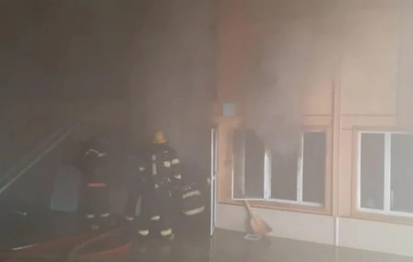 Şəmkirdə 10 otaqlı evdə yanğın olub - FOTO/VİDEO