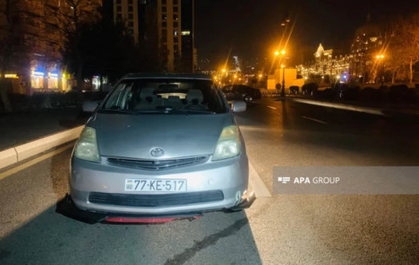 Bakıda üç avtomobil qəzaya uğrayıb - FOTO