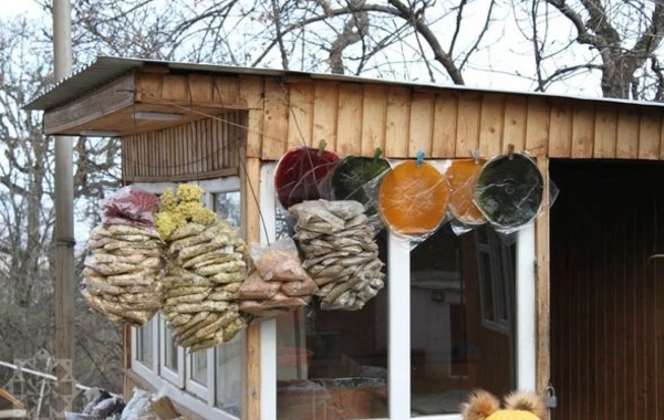 Göygölün məşhur göy kətəsi və qozlu kofesi - FOTO