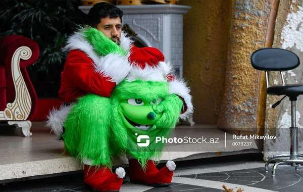 Yeni ilin yorğun qəhrəmanları - FOTOREPORTAJ