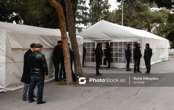 В бакинском поселке прошли похороны заслуженной артистки Гюльбахар Шукюрлю - ФОТО